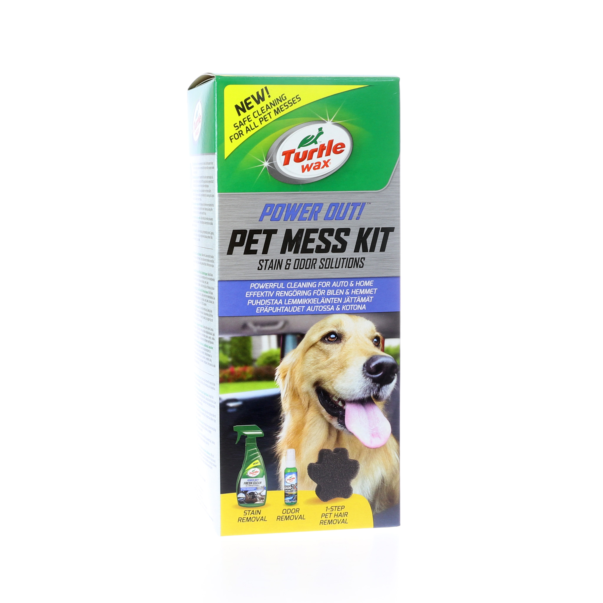 Rengjøringssett Husdyr Turtle Wax Power Out Pet Mess Kit